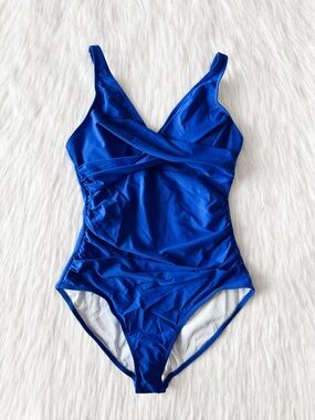 NWOT Amazon Blue One Piece Swimsuit Size Small